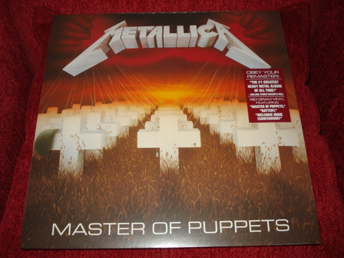 Vinilo Metallica / Master Of Puppets (nuevo Y Sellado)