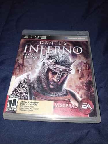 Playstation 3 Ps3 Juego Dante's Inferno Divine Edition Origi (Usado)