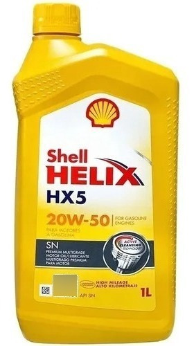 Aceite Shell 20w50 Mineral 1l