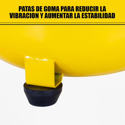 Compresor Stanley Sin Aceite Pancake 6gal 1hp Sxc210601-b3 Amarillo 60 Hz Bifásica