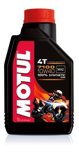 Aceite Moto 4t 7100 10w40 100% Sntetico Motul 1l
