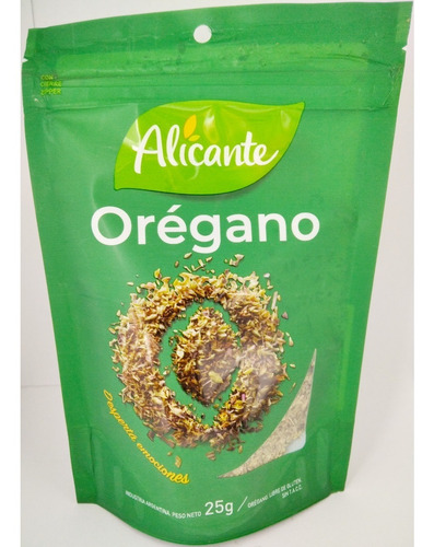 Alicante Especias Oregano Seleccionado X 25g Sin Tacc