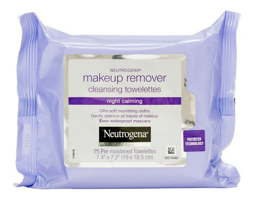 Toallitas Desmaquillantes Neutrogena® Night Calming X 25 Un.