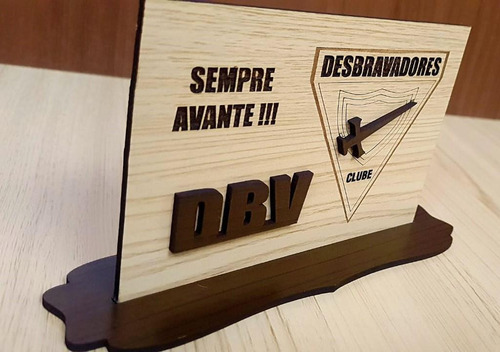 Placa Decorativa Desbravador Dbv Para Mesa