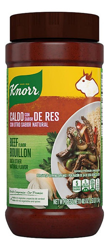 Knorr Caldo Con Sabor De Res Frasco 1.14 Kg Rapido