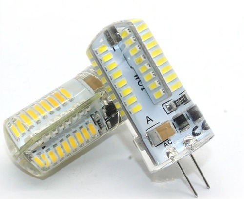 Kit 10 Lâmpadas 64 Led G4 110v 8w Milho Cor Da Luz Branco-quente Voltagem 110v