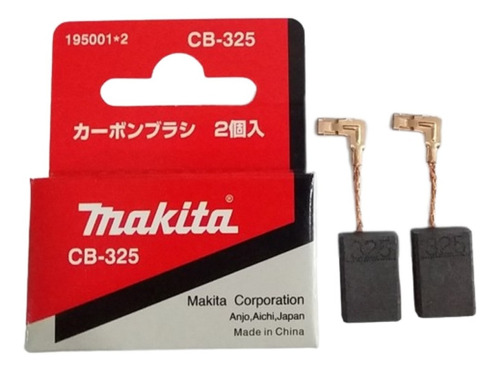 Escobillas Cb-325 Miniesmeril Makita 9554hng 9557hng Gd0600