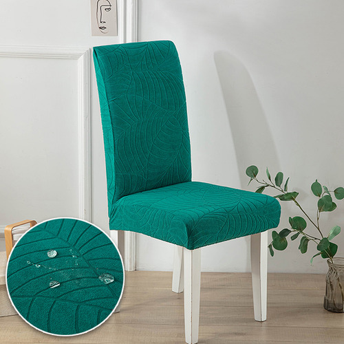 Funda De Silla Impermeable De Jacquard Elástico Para Comedor