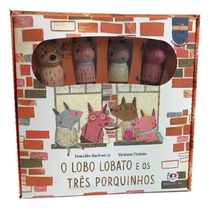 Livro Dedoche - O Lobo Lobato E Os Três Porquinhos