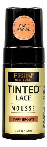 Mousse De Tinta Renda Peruca Ebin Marrom Escuro 100ml