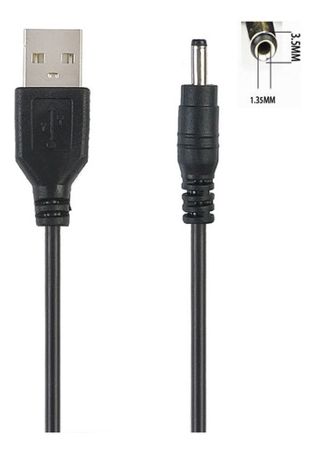 Cable De Carga Usb 2.0 A Macho A Dc Con Orificio Redondo Dc
