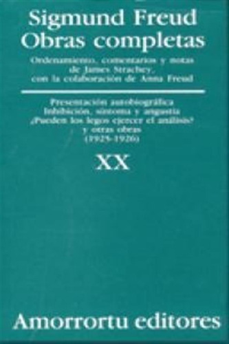 Obras Completas Freud Xx Presentacion Autobiograf.inhibic...