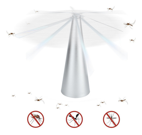 Ventilador Silver Mosquito Killer, Externo, Interno, Desktop