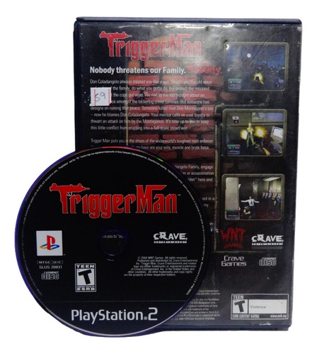 Jogo Trigger Man Play 2 Ps2 Original Físico Com Manual (Usado)