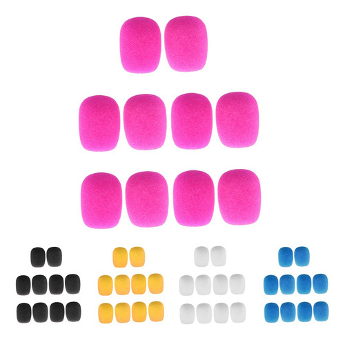 H 10 Peças Mini Capô De Espuma Micro Para Para-brisa