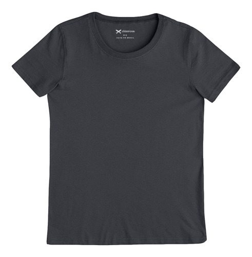 Camiseta Femenina Básica Modelo Slim - 0241