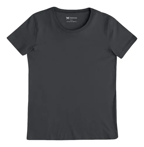 comprar Camiseta Femenina Básica Modelo Slim - 0241