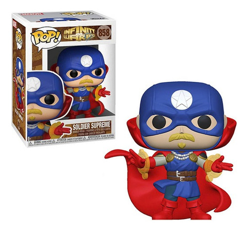 Soldado Supremo Funko Pop Marvel Infinity Warps