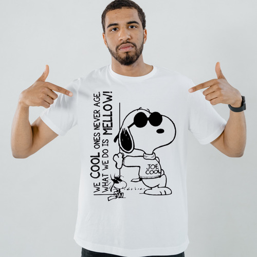 Playera Casual Snoopy Unisex - Estilo Divertido Y Cómodo