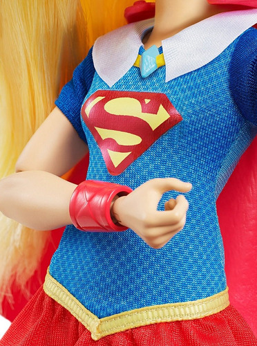 Supergirl Dc Super Hero Girls Mide 30 Cm Articulada Mattel