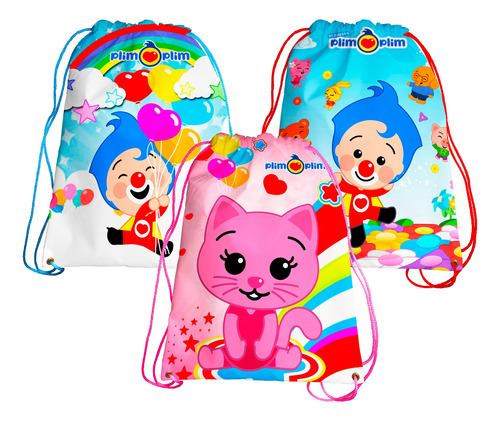 60 Morralito Dulcero Plim Plim Fiesta Infantil Recuerdos