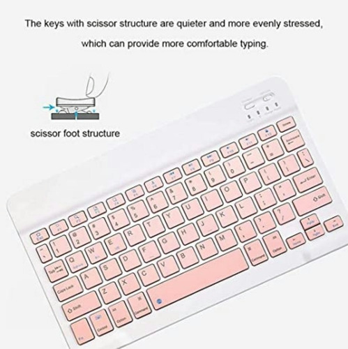 Kit De Teclado Bluetooth Con Ratón Soporte Teléfono/tablet