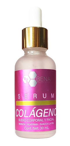 Serum Facial Suero Colageno Puro + Acido Hialuronico Bena C