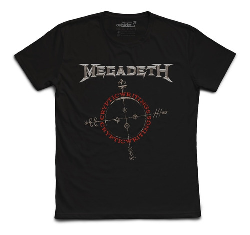 Remera Megadeth Cryptic. Tienda Outsider