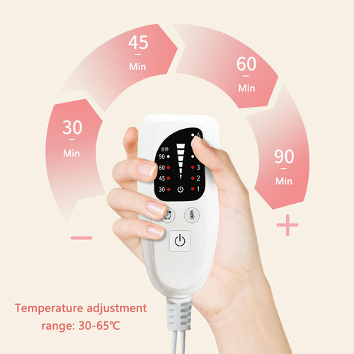 // Cojín Térmico Eléctrico Para Fisioterapia, Color Gris