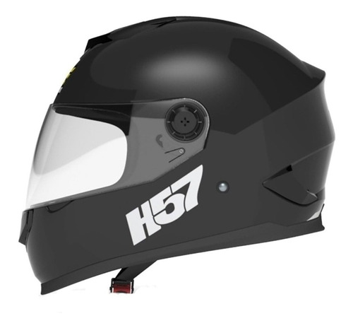 Imagen 2 de 7 de Casco Para Moto Integral Halcon H57 Negro Talle S M L Xl