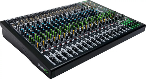 Mackie ProFX22v3 Mixer, 22 canais, efeitos USB, pré-amplificadores, Onyx