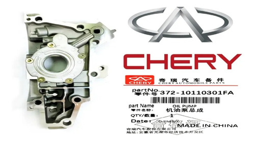 Bomba Aceite Qq3 Tienda Fisica Chery Qq 16v Planta Original