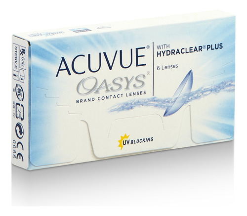 Lente De Contacto Acuvue Oasys Hydraclear Plus 6 Unidades -4.50