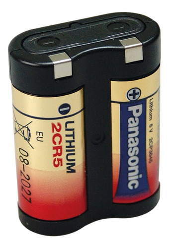 Bateria 2cr5 Panasonic Litio 6v Intershopping 