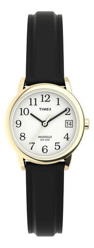 Reloj Analogico Timex Easy Reader Indiglo Negro Mujer