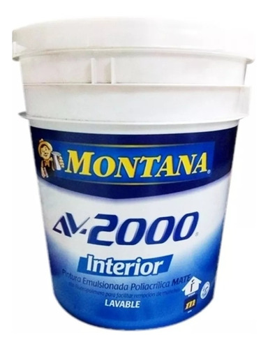 Pintura Montana Av2000 Mate Interior /lavable Clase A