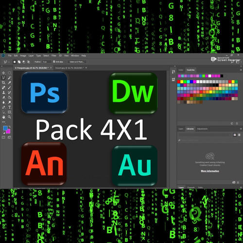 Adobe Pack 6x1 Photoshop Illustrator Coreldraw Permanentes