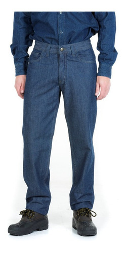 Pantalon Jean Azul Industrial Talle 56 Pampero Trabajo