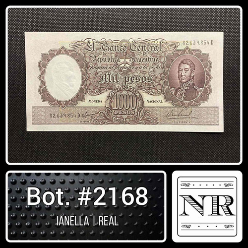 Argentina - 1000 M$n - Año 1969 - Bot. #2168 - I | R