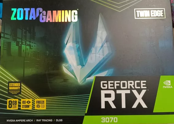 Placa Video Zotac Geforce Rtx 3070 Twin Edge Lhr 8gb