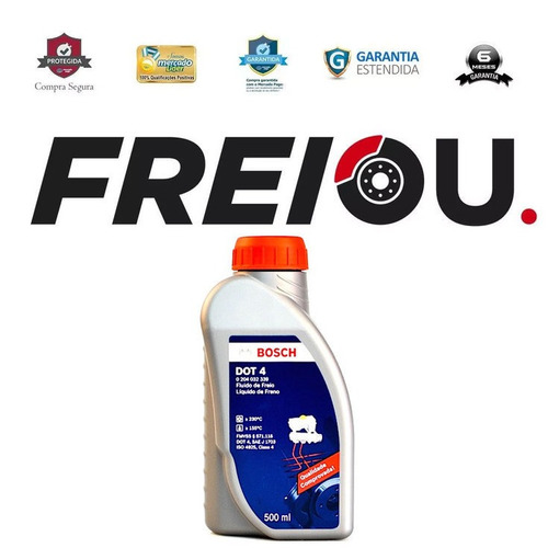 Fluído De Freio Bosch Dot 4 500ml Original Para Fiat Uno    