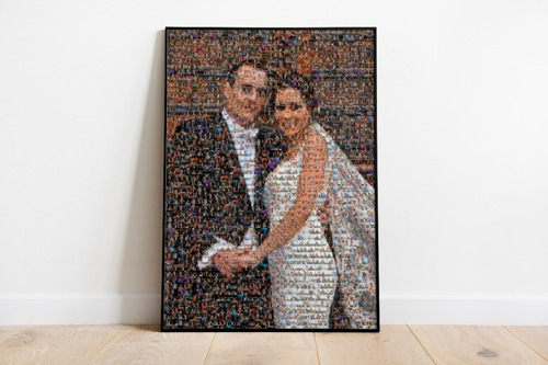 Foto Mosaico Físico Regalo Novios 60x90