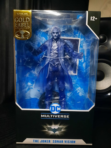 Mcfarlane The Joker Visión Sonar Dark Knigh Tri-gold Label