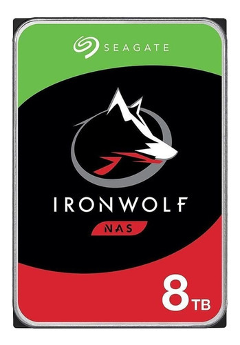 Disco rígido Seagate 8tb 3.5 Nas Ironwolf