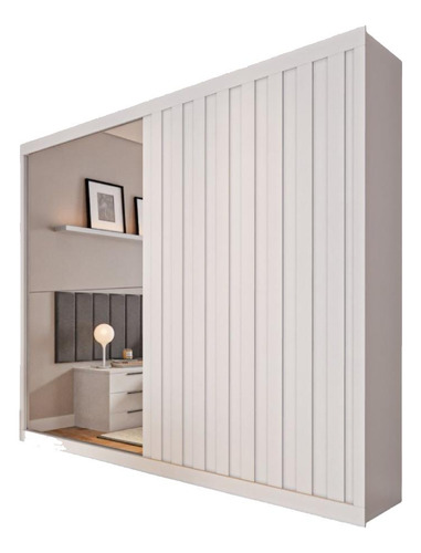 Guarda Roupa Rustic 1 Porta Com Espelho - Mademarcs
