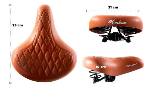 Imagen 3 de 5 de Paquete Parador R26 Y Asiento Bicicleta Crusier Confortable