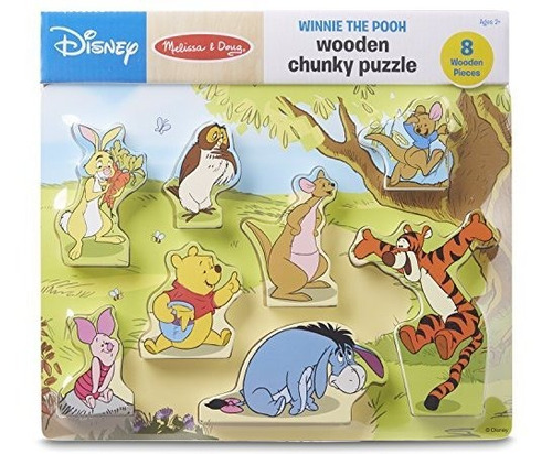 Melissa Y Doug Disney Winnie The Pooh Puzzle De Madera Maciz