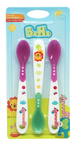 Set X 3 Cucharas Bebé Sensibles Al Calor