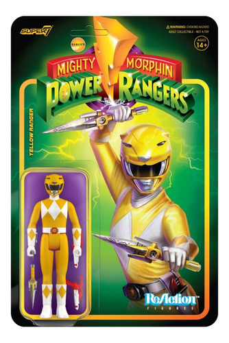 Figura Coleccionable Mighty Morphin Power Rangers Amarillo