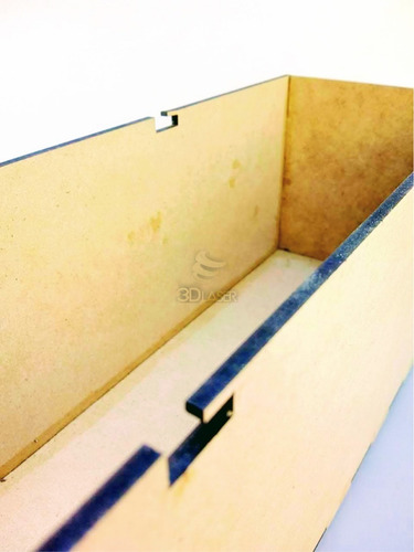 Imagen 6 de 7 de Caja De Vino - Mdf / Fibrofacil - Calado Laser